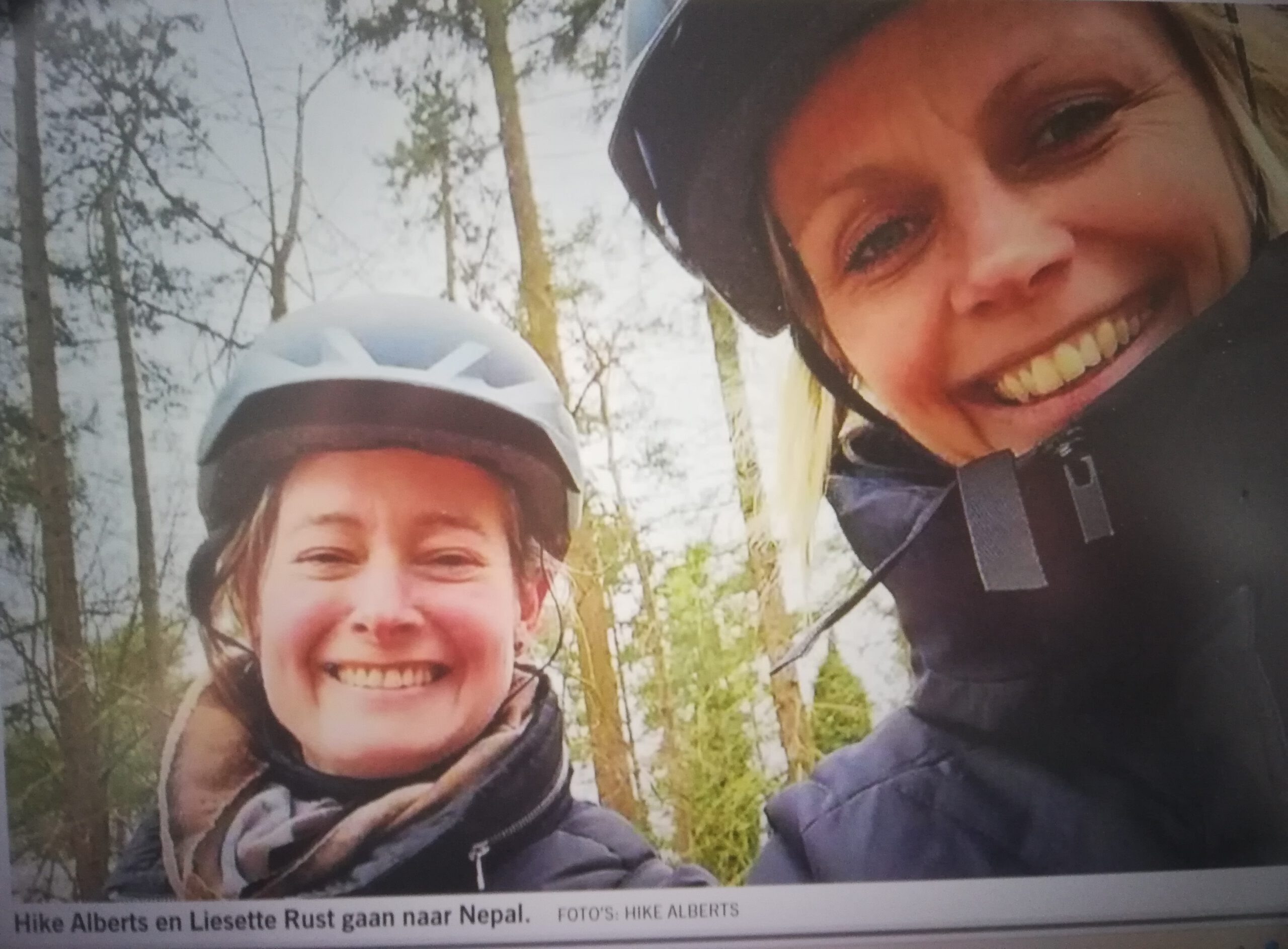 Hike en Liesette bezoeken Diyo-veldwerkers